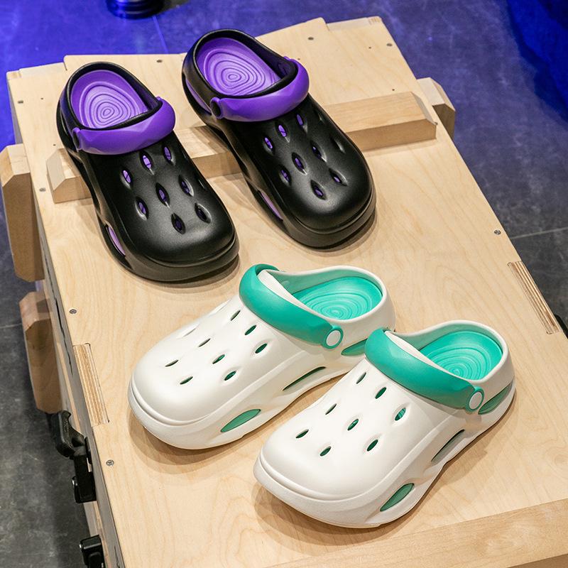 Женские садовые клоги на толстой подошве с нескользящей подошвой - Съемный комфорт для лета, пляжа и улицы
