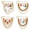 Snowflakes Christmas Brooch Snowman Enamel Badge Fashion Waistband Pin  Bag Decoration
