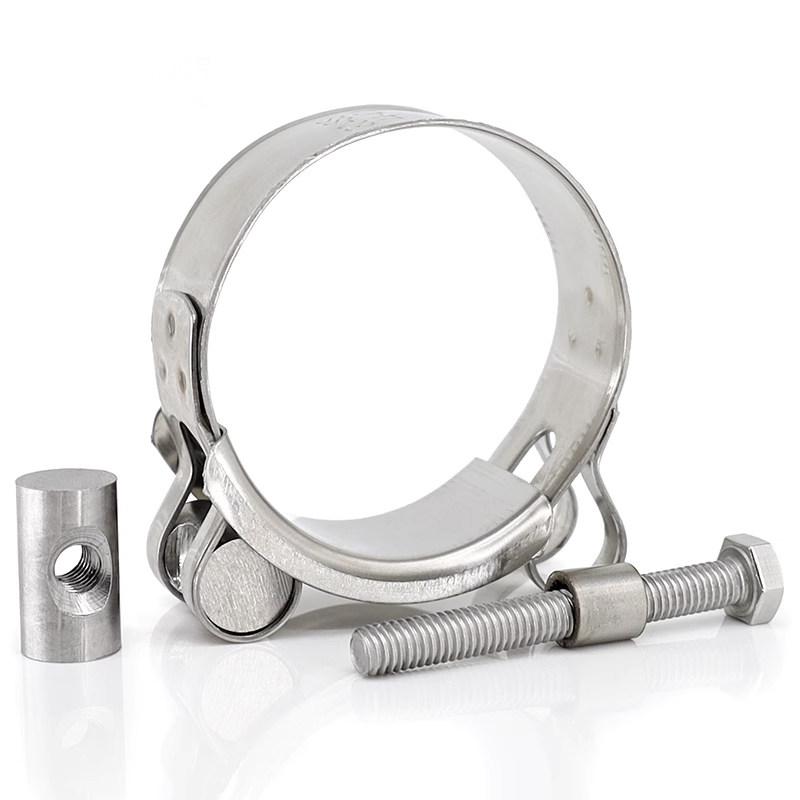 1pcs 304 Stainless Steel Powerful Hose Clamps Exhaust Air Water Pipes Durable Sealing Powerful Strength Repair Welding Clamps