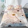 Dandelion Duvet Cover Set Fresh And Natural Style Bedding Set With Zipper Plant Printed Polyester Comforter Cover For Kids Teen