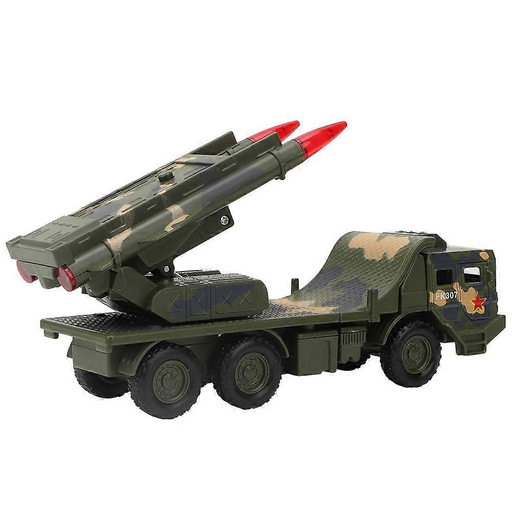 1:55 Mini Military Missile Car RC Vehicle Model Educational Children Toy (Green)