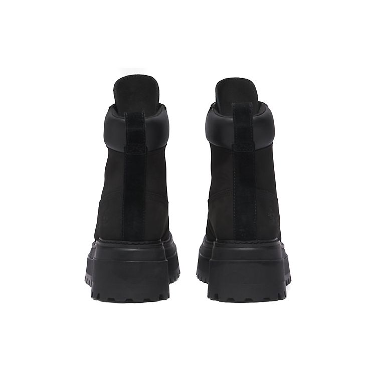 Timberland Sky 6 дюймов шнуровка кожа прочные повседневные водонепроницаемые ботинки до середины голени для отдыха на открытом воздухе женские ботинки черные A428J001