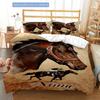 Horsebackriding Customize Your Name Duvet Coversoftbedding Set For Bedroom Guest Room And Dorm Decoration Threepiece Set Includes 1 Duvet Cover 2