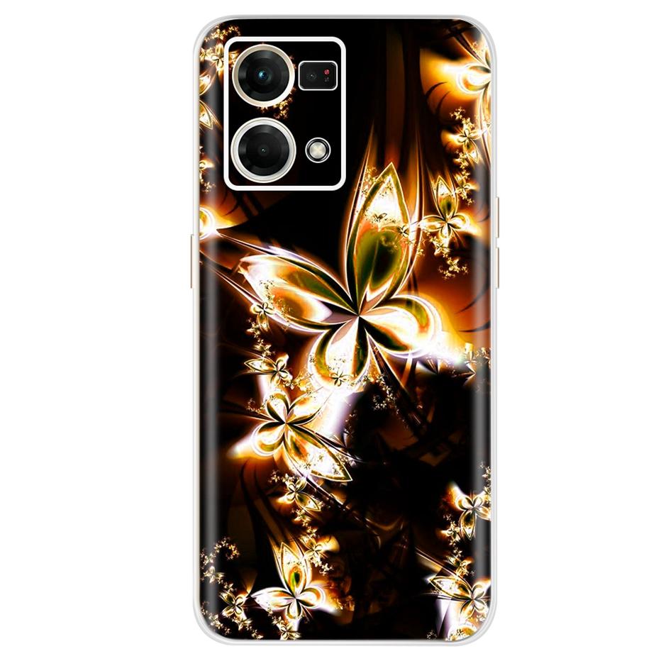 Для Oppo F21 Pro 4G Чехол Oppo Reno7 CPH2363 Цветной Расписной Чехол Мягкий Силиконовый Чехол Для Oppo Reno7 Reno 7 F21 Pro Fundas Coque