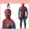 Удивительный Человек-паук Костюм Сине-красный Спандекс Боди Для Детей И Взрослых