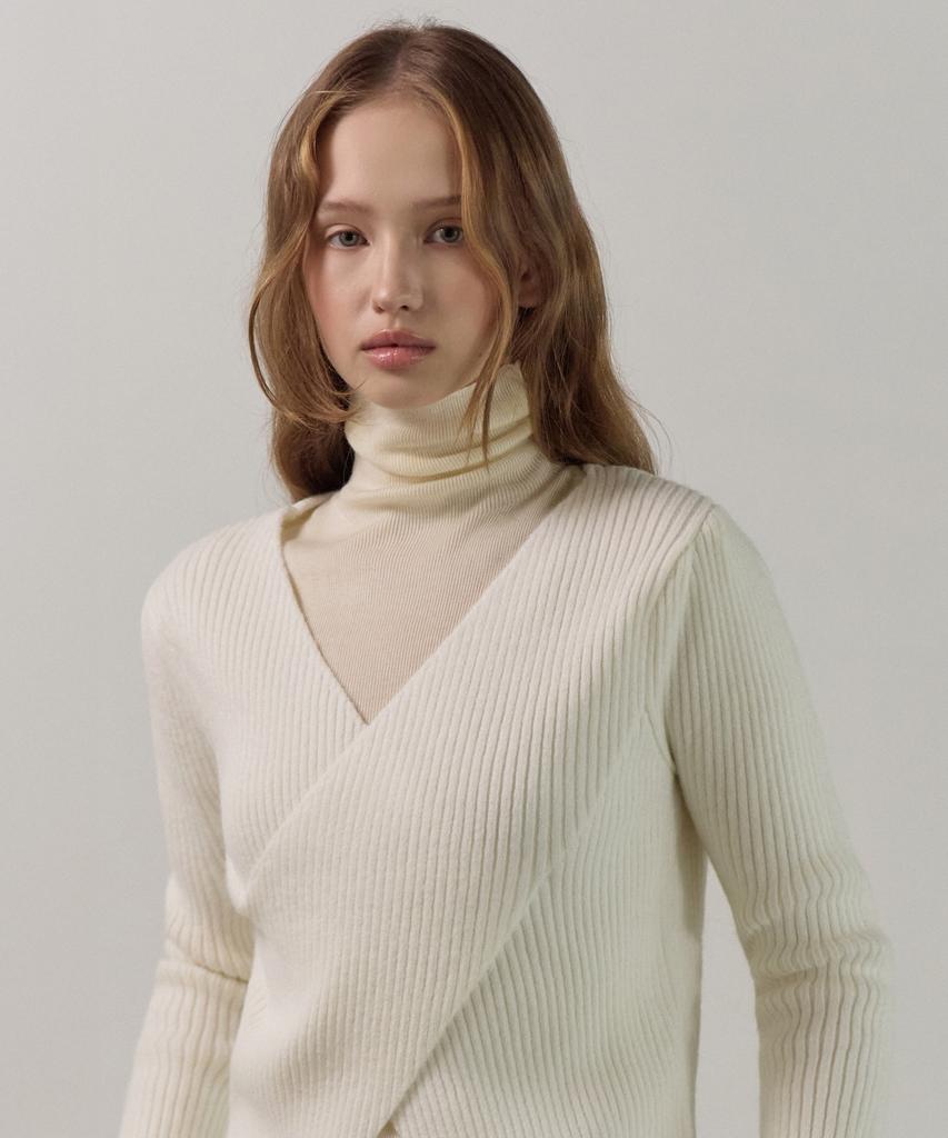 ELLIOTI Silent Highneck Knit Ts_4Color