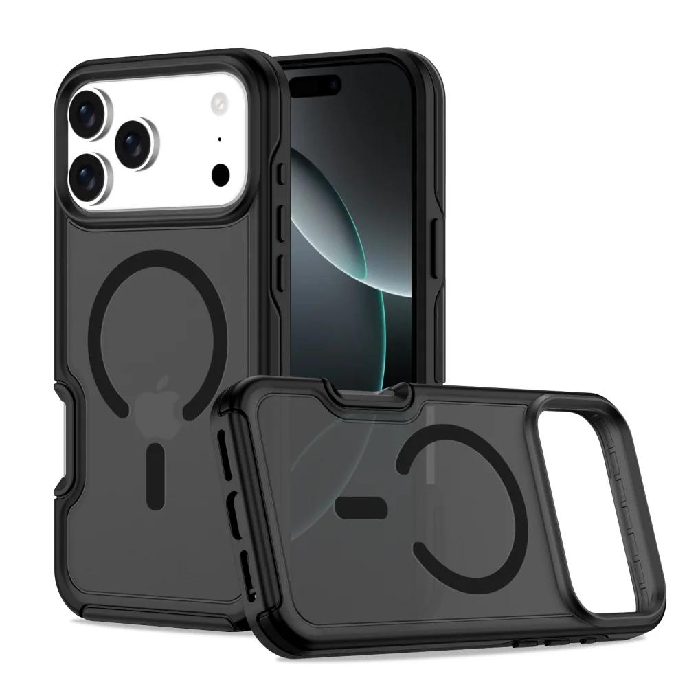 3-в-1 Прочный Защитный Чехол Otter Armor Box Defender XT Прозрачный Магнитный Чехол для IPhone 17 Pro Max Air Прозрачный Ударопрочный Бампер