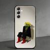 Креативная портретная арт Чехол для телефона Samsung Galaxy A91,80,73,72 ,71,53,52,32 ,31,22,21s,20, Мягкий черный чехол