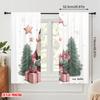 2 шт., 2D печать Популярные шторы Милый Рождественский Гном Подарок Универсальный Полиэстер (без стержня) Уличные украшения