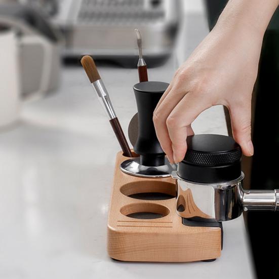 Coffee Tamper Holder Stand Espresso Distributor Mat Rack 51mm 53mm 58mm Coffee Portafilter Holder Coffee Maker Tool Accessories Barista Gift