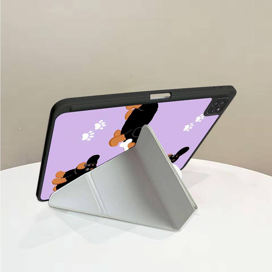 Забавный пес Счастливый Держатель Чехол Чехол для планшета Для iPad Air 4 5 M3 M2 1 2 M4 11 дюймов Mini 6 7 Pro 2025 Pro 11-го 10-го 9-го 8-го 7-го