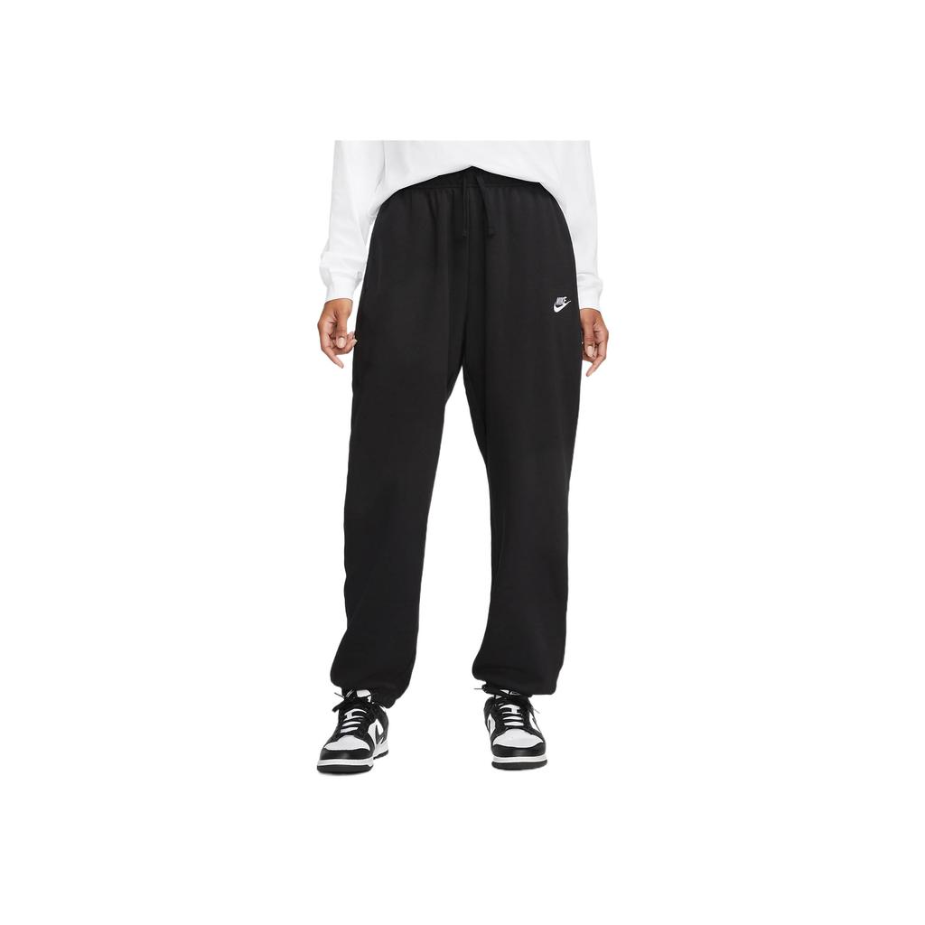 Nike Solid Color Logo Embroidered Jogger Pants Women Bottoms Black DQ5801-010