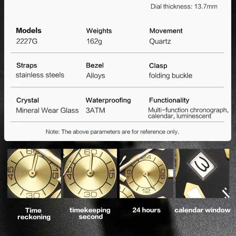 MEGIR Fashion Diamond Inlaid Rainbow Dial Watches Waterproof Luminous Calendar Multifunctional Quartz Watches