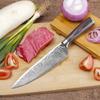Damascus Pattern Kitchen Household Stainless Steel Chef's Knife for Vegetables, Fruits and Vegetables