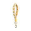 1pc Daisy Flower Key Chain Ins Explosive Style High-End Diy Hand-Woven Wrist Key Ring Bohemian Style Car Keychain Bag Pendant
