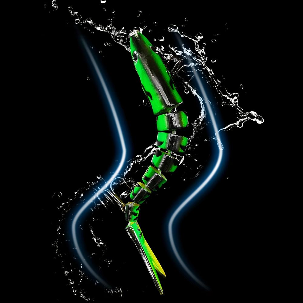 Многосекционная имитационная рыболовная приманка для форели и окуня - Медленно тонущая, Реалистичный дизайн