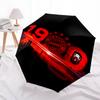 Printed FC Bayern München logo Printed Folding Umbrella,Outdoor,Leisure,And Travel Umbrella,Durable Umbrella Fabric,Birthday And Holiday Gift