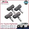 4 шт. для Toyota Highlander 2014-2020 без смарт-ключа датчик давления воздуха в шинах 42607-0R010 датчик TPMS 315 МГц