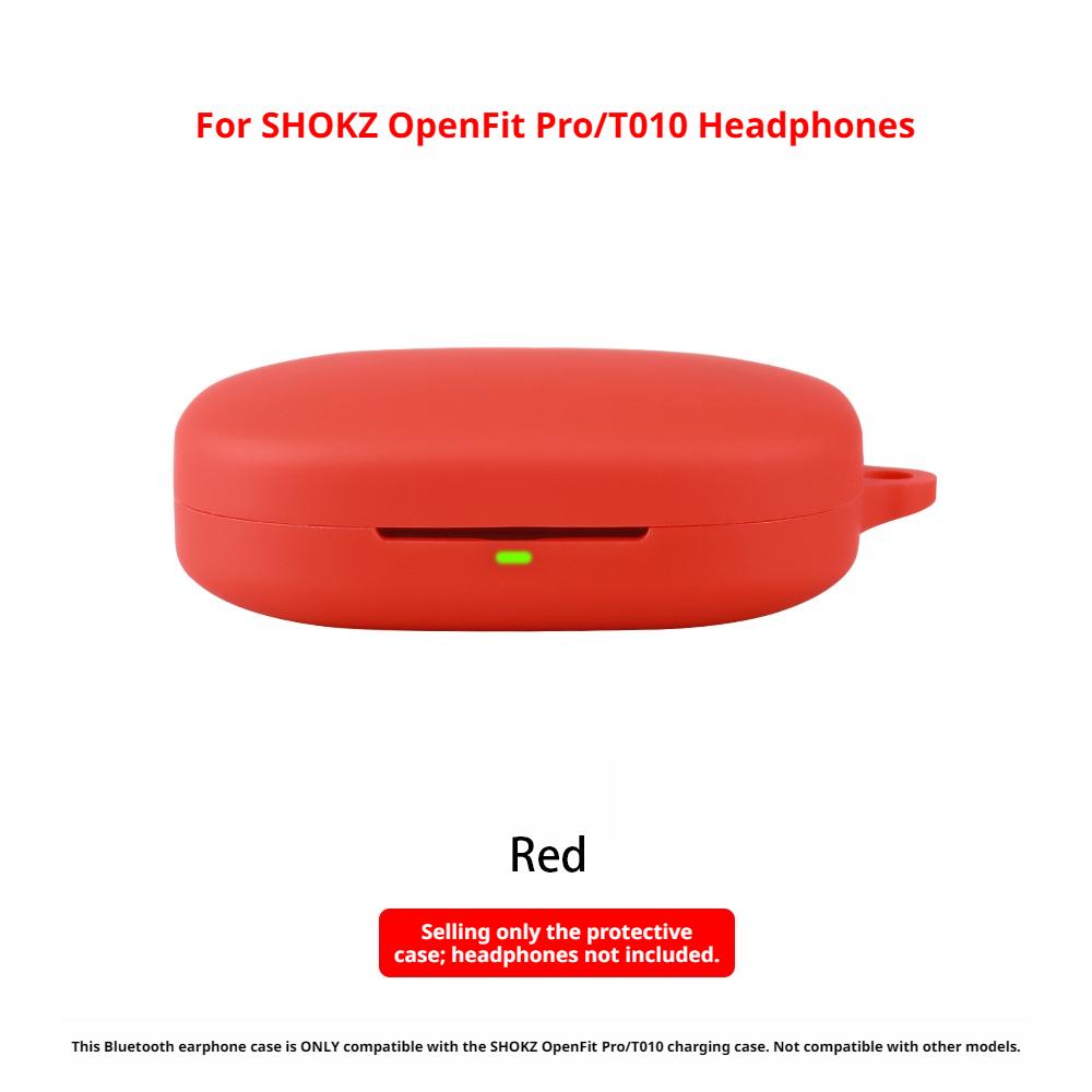 Soft Silicone Protective Case For Shokz Openfit Pro T010 Anti Scratch Shockproof Full Cover Charging Case Protector Electronics