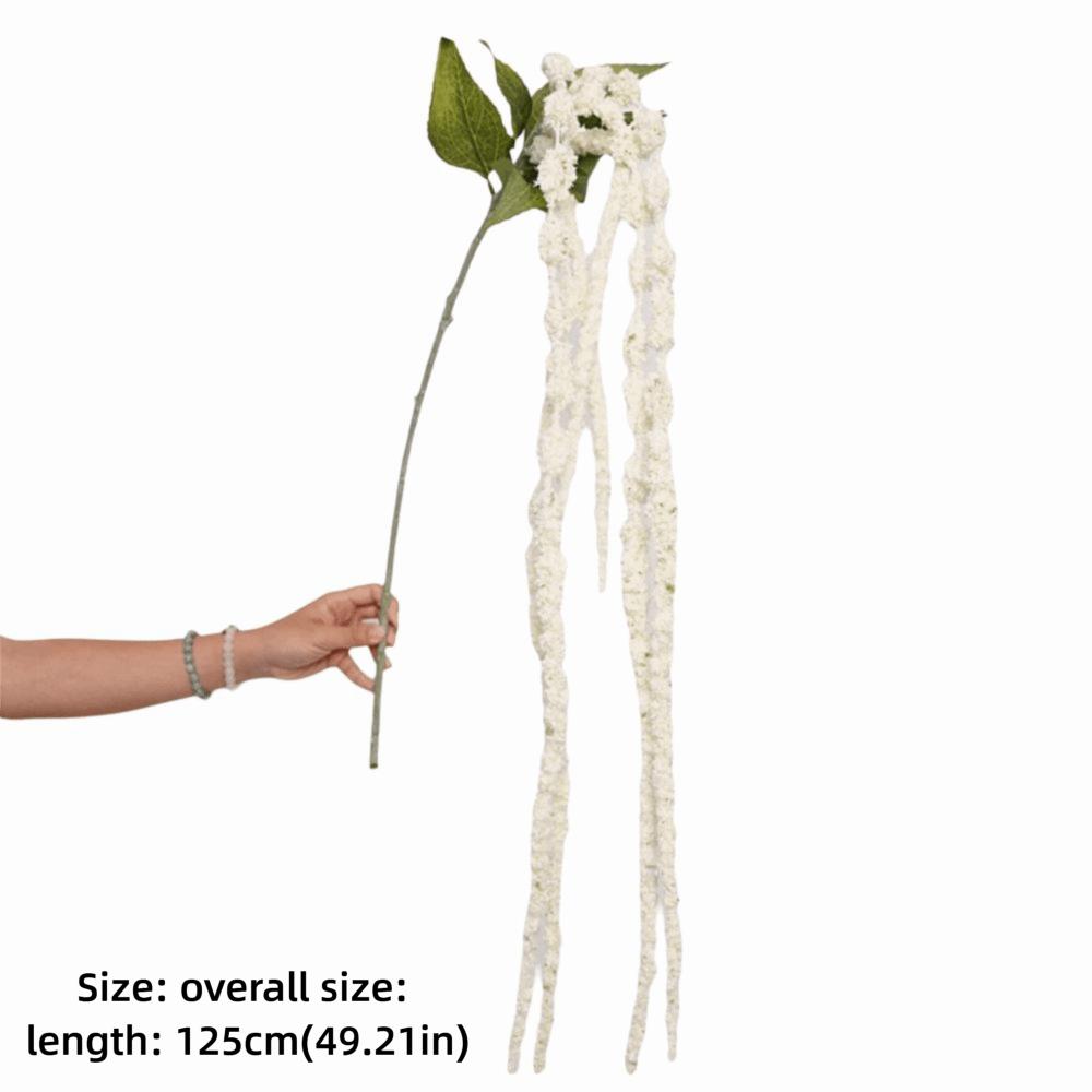6 Heads Amaranthus Artificial Hanging Plant Long Tailed Amaranth Multicolor Simulated Amaranthus Caudatus Accessories Ornament