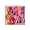 Silicone Mold Music Notes Shape Fondant Cake Chocolate Mould Bakeware Tools Pastry Baking Decoration