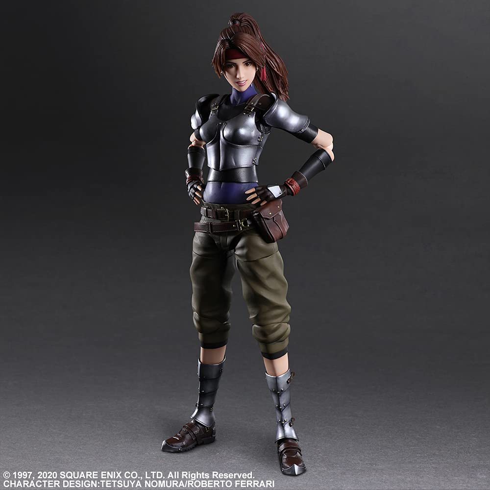 SQUARE ENIX Final Fantasy VII Remake PLAY ARTS Kai Jessie Bike SET PVC Painted Movable Figure &