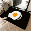 Soft Absorbent Non-Slip Rug Egg Yolk Cat Floor Mat Home Decor Doormat Bedroom Floor Mat Shower Carpet