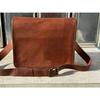 Vintage Laptop Messenger Briefcase Bag Satchel Bag For Men's Leather