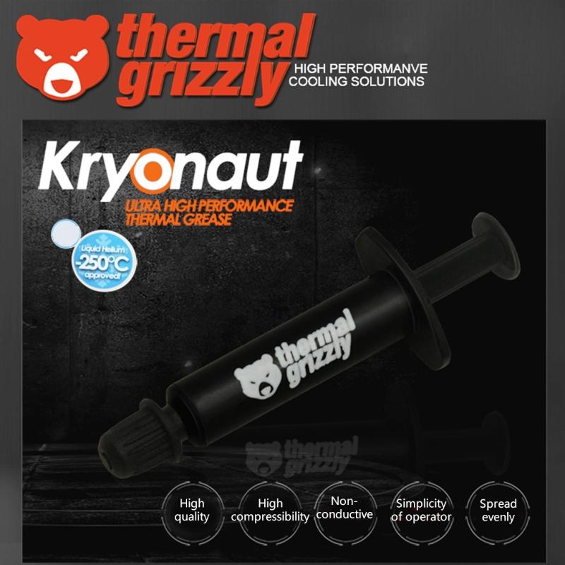 Thermal Grizzly Kryonaut Thermal Paste for CPU/GPU Cooler 1g Large Capacity