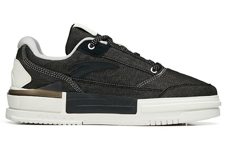 Women's Sneakers Anta Bump Low top Skateboard Shoes Women's Black White