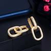 Популярные дизайнерские серьги для женщин, модные именные серьги с пряжкой, ювелирные изделия для помолвки и банкета