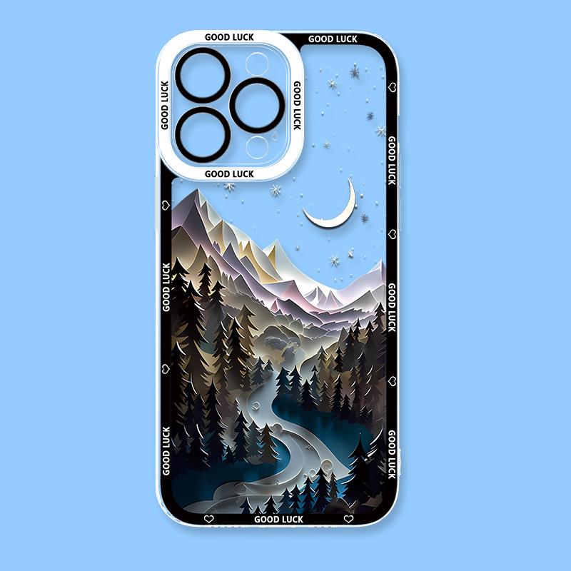 Чехол для телефона с пейзажем для Xiaomi POCO X6 X7 X5 Pro X3 NFC F3 F5 F6 F7 Ultra M5S C65 M7 M6 Pro 4G 5G 14T 13T 12T 11T 14 11 Lite 5G