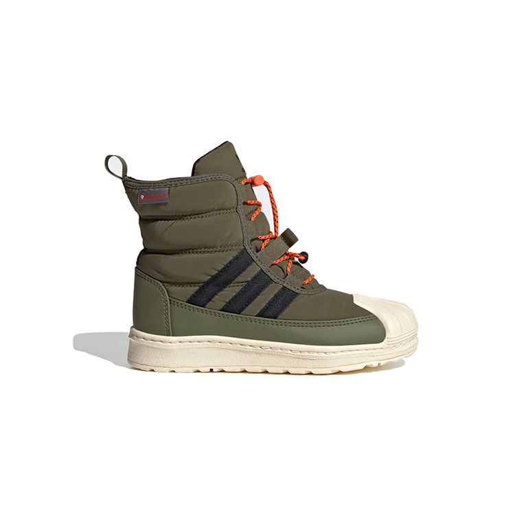 Adidas Originals Comfortable Versatile Durable Warm Childrens Boots Kids Boots Army-Green GX9074