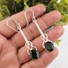 Green Tourmaline Handmade Gemstone Earrings, 925 Solid Sterling Silver Earrings Antique Jewelry, Pendant For Engagement Gift