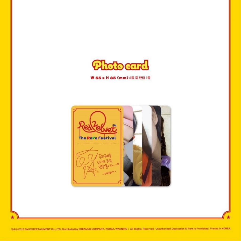 Red Velvet The ReVe Festival Day 1 Kihno Kit Album