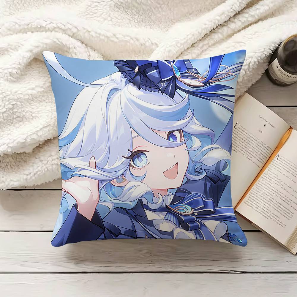 FFurina Genshin Impact Various Sizes Square Pillow Case For Car Home Bedchamber Decor
