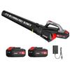 Navin Leaf Rechargeable Cordless Two Wind High Low for Leaf and Car Commercial Blower, Blower, 4.0Ah Batteries, Two-Speed, 22-40m/s Speed, Power,