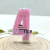 Розовые свечи в виде бабочки для торта на день рождения принцессы - Индивидуальная упаковка и креативные украшения для вечеринки