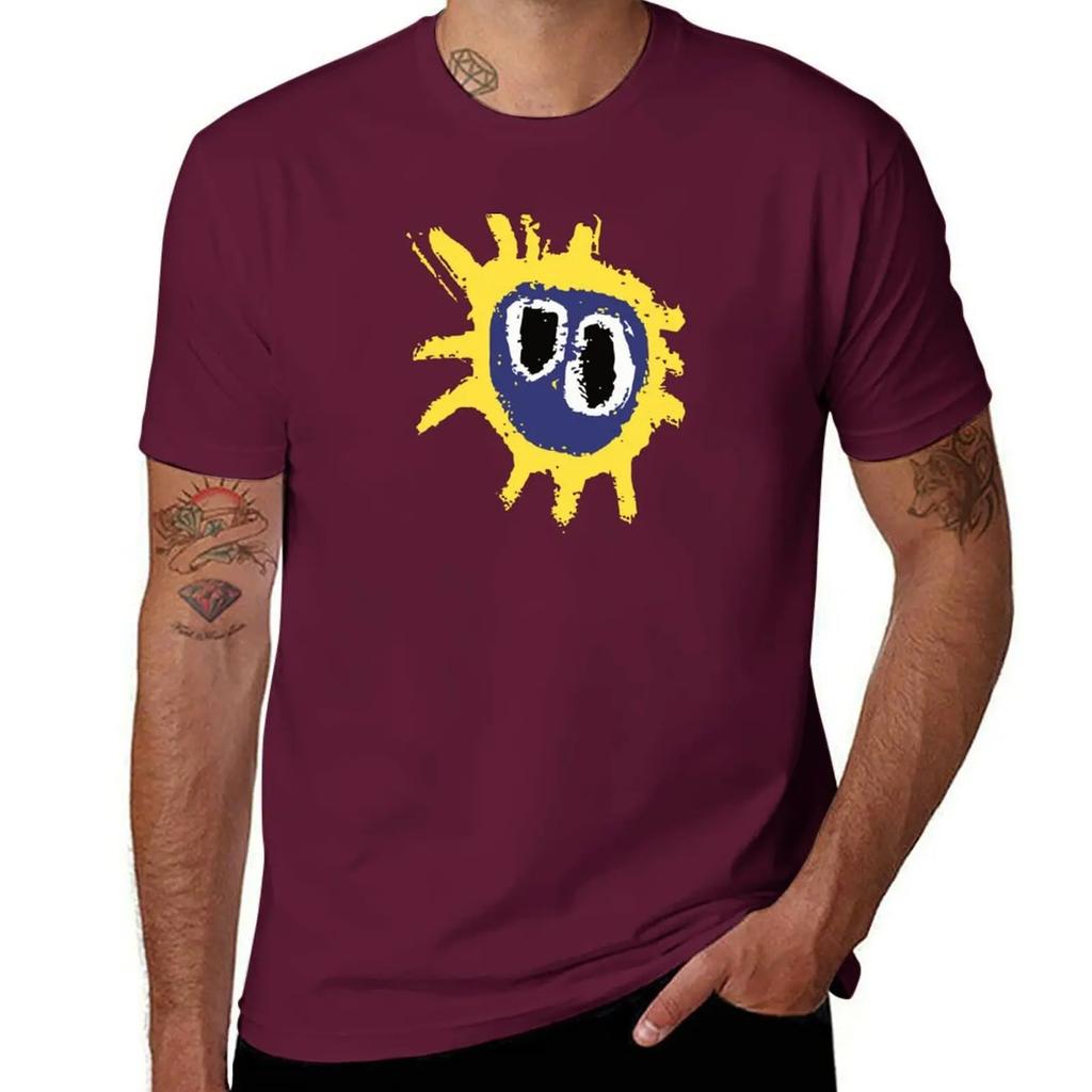 Screamadelica Primal T-Shirt man t shirt anime tshirt plus size clothes essential t shirt t shirts for men graphic