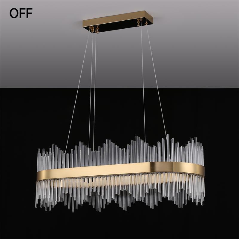 Роскошная хрустальная люстра в стиле постмодерн для гостиной, спальни или столовой — индивидуальный дизайн кольца