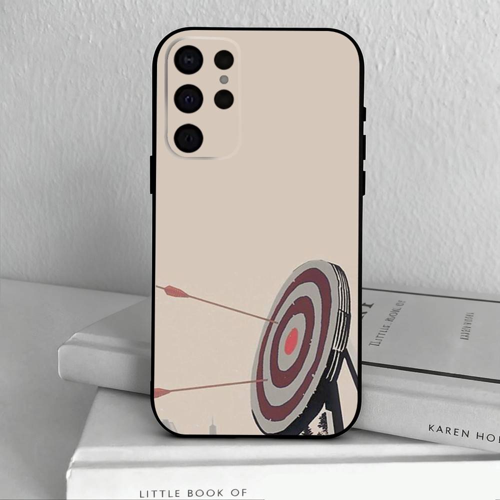 A-Лучный спорт S-Спорт Чехол для телефона для Samsung S25,24,23,22,30,21,10,9,Ultra,Plus,Lite,FE,4,5 G Мягкий черный чехол