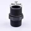 1/4"~1" Male Thread Equal Diameter Joints Garden Irrigation UPVC Nipple Connector Fish Tank Garden Irrigation Adapter Pipe Joint