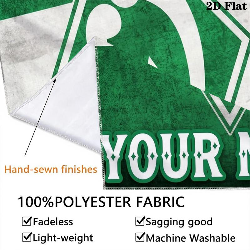 Custom Name SV Werder Bremen Wall Tapestry Aesthetic Wall Hanging Printed Fabric Blanket Decorative Tapestries for Bedroom Living Room Home Decor