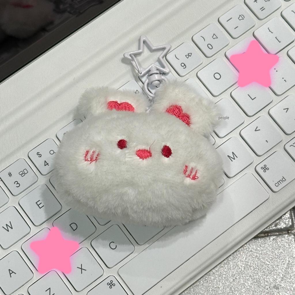 Милый звук животного сжимаемый мини плюшевый брелок кукла