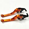 CNC Aluminum Motorcycle Brake Clutch Levers 6D Adjustable Duke 200 RC200 Universal Fit