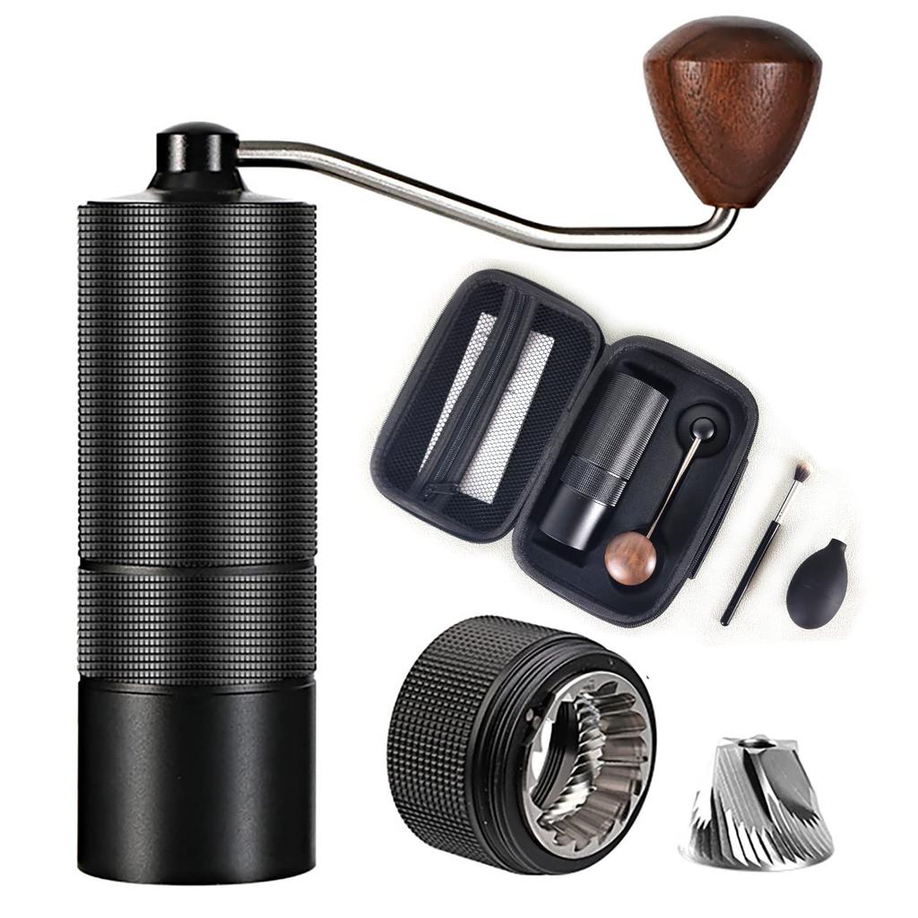 One Bean Hand Grind Coffee Mill MUGEN C2 Easy To Clean Removable All-Purpose Stainless Steel Mortar All Metal Coffee Grinder Manual Type Coarseness