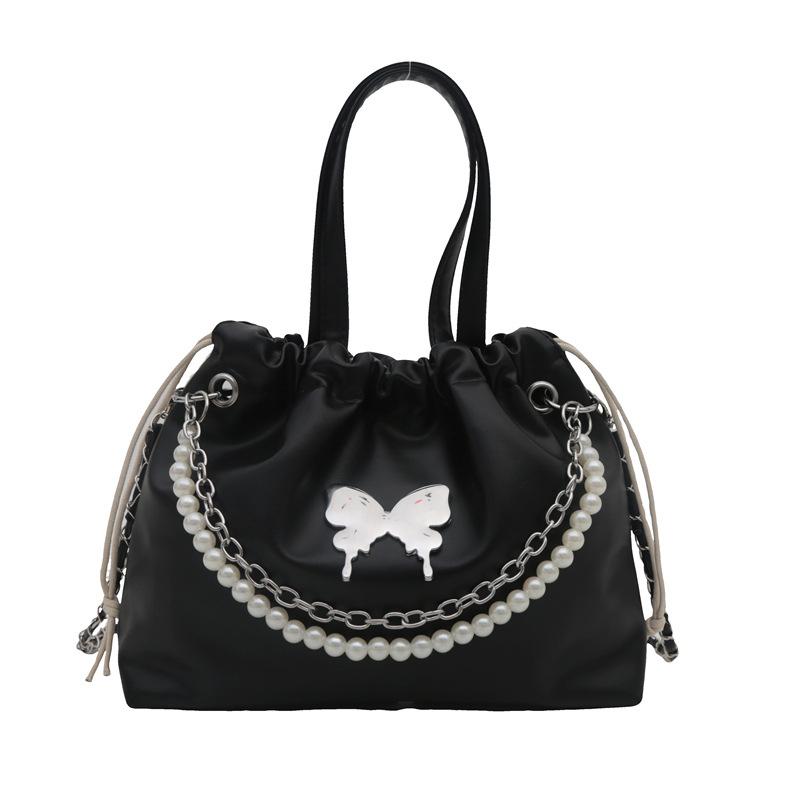 Сумка-ведро через плечо, простой и модный рюкзак большой вместимости для женщин на лето, новая модная повседневная сумка