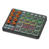 Portable 16-Key MIDI Controller Pad: Mini Bluetooth Music Keyboard with Built-in Battery