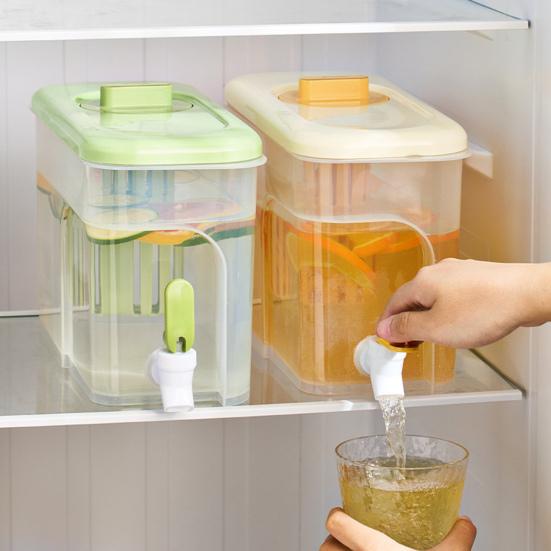 4L Beverage Ice Bucket High And Low Temperature Resistance Drinkware Food Grade Refrigerator Juice Water Bucket Beverage Dispenser