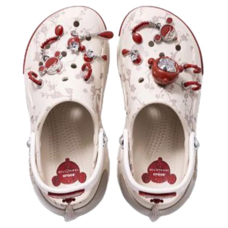 Crocs Skullpanda X  Bubble Crush Clog Унисекс Клоги Серый 211111-1F8